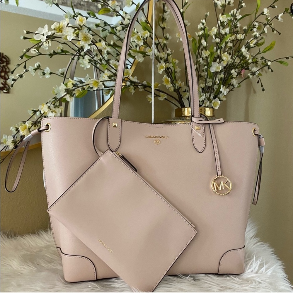 Michael Kors Edith Large Saffiano Leather Tote Bag - Picture 8 of 12